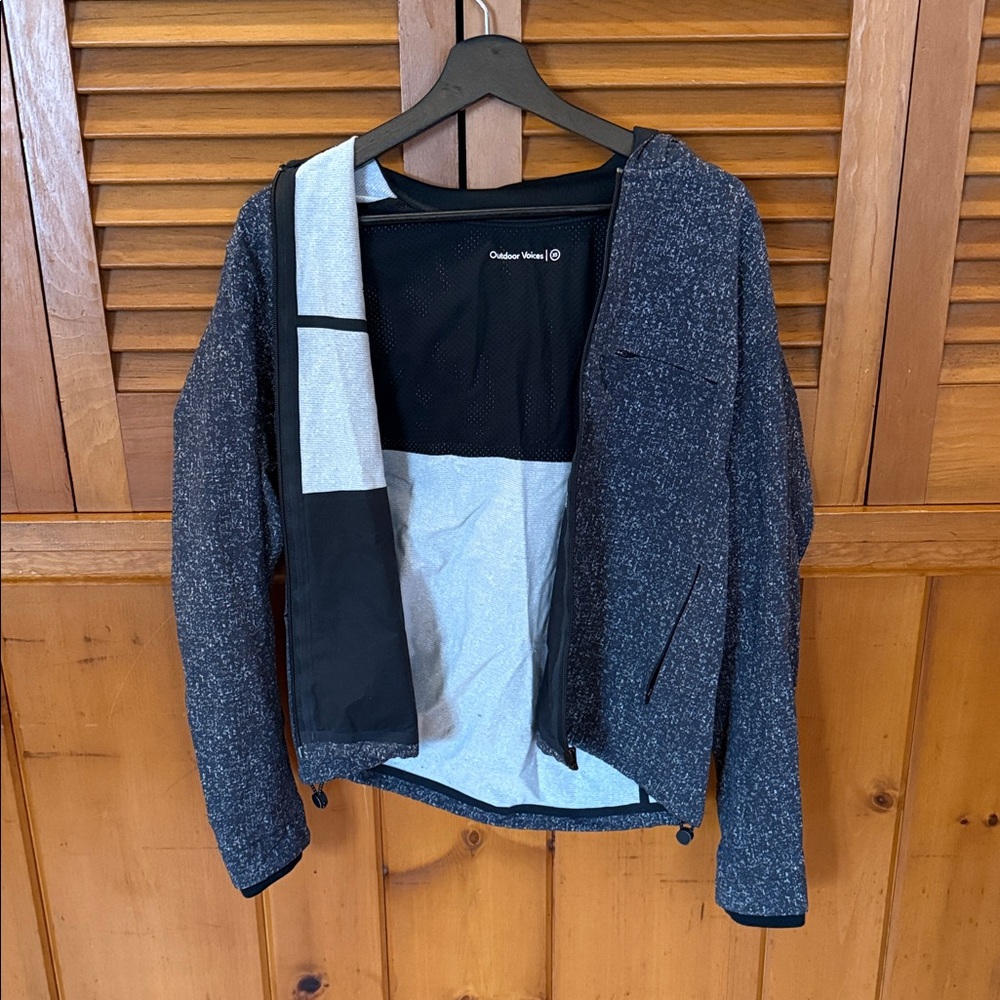 Outdoor Voices Heathered Gray Jacket